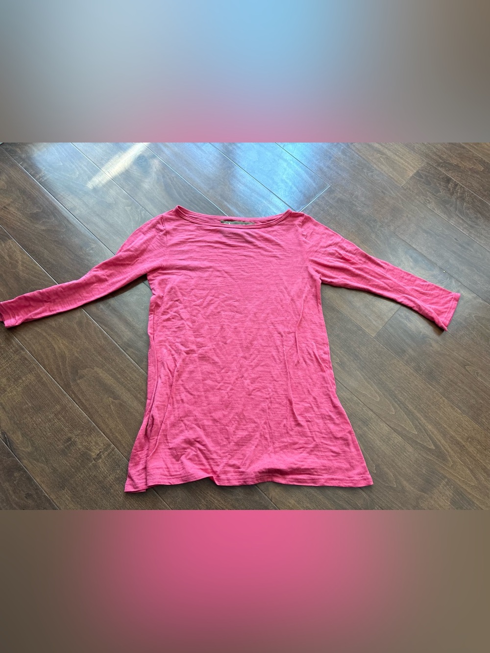 Nation ltd pink 3/4 sleeve